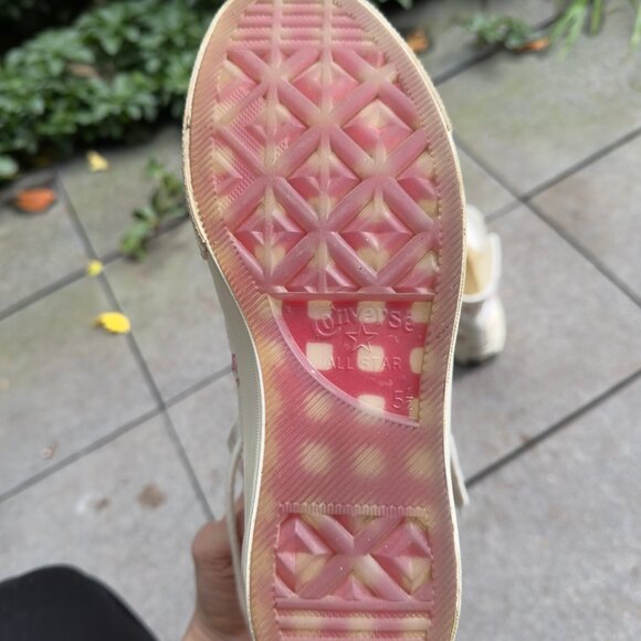 Converse High 'Patchwork Floral' Shoes - Size 7.5 - Picture 12 of 15